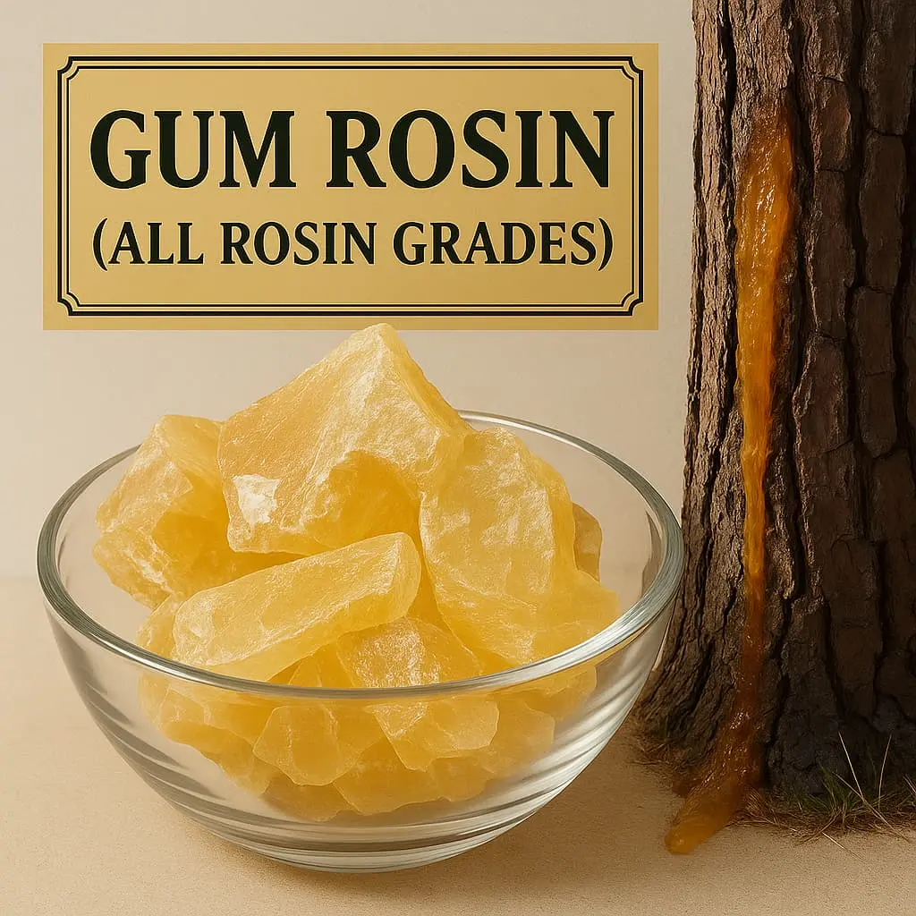 We are the leading manufacturer and supplier of GUM ROSIN (ALL ROSIN GRADES)